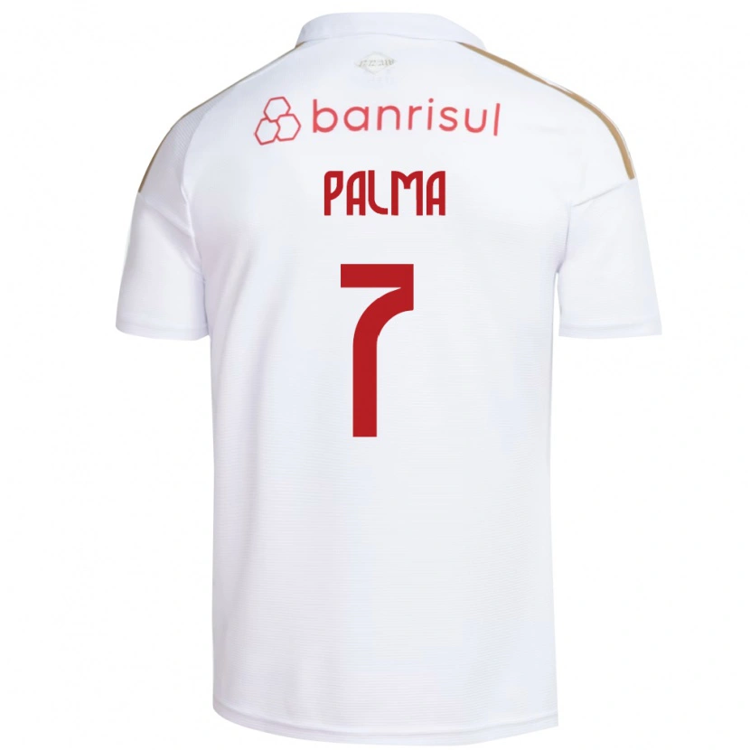 Danxen Herren Gabriel Palma #7 Weiß Rot Auswärtstrikot Trikot 2026/27 T-Shirt