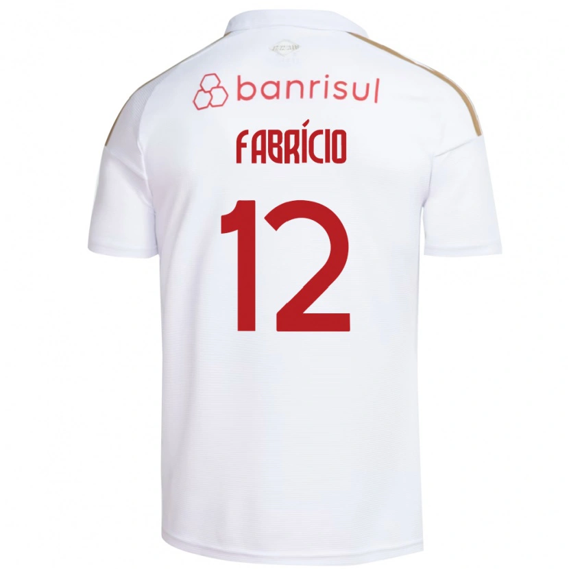 Danxen Herren Fabrício #12 Weiß Rot Auswärtstrikot Trikot 2026/27 T-Shirt