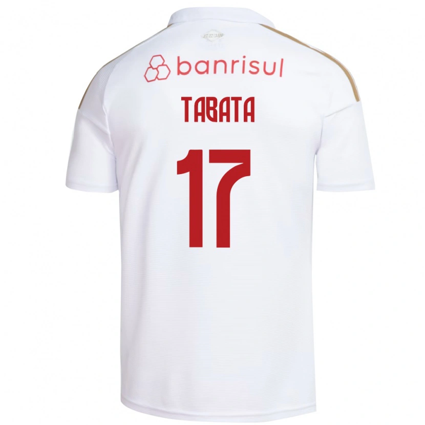 Danxen Herren Bruno Tabata #17 Weiß Rot Auswärtstrikot Trikot 2026/27 T-Shirt
