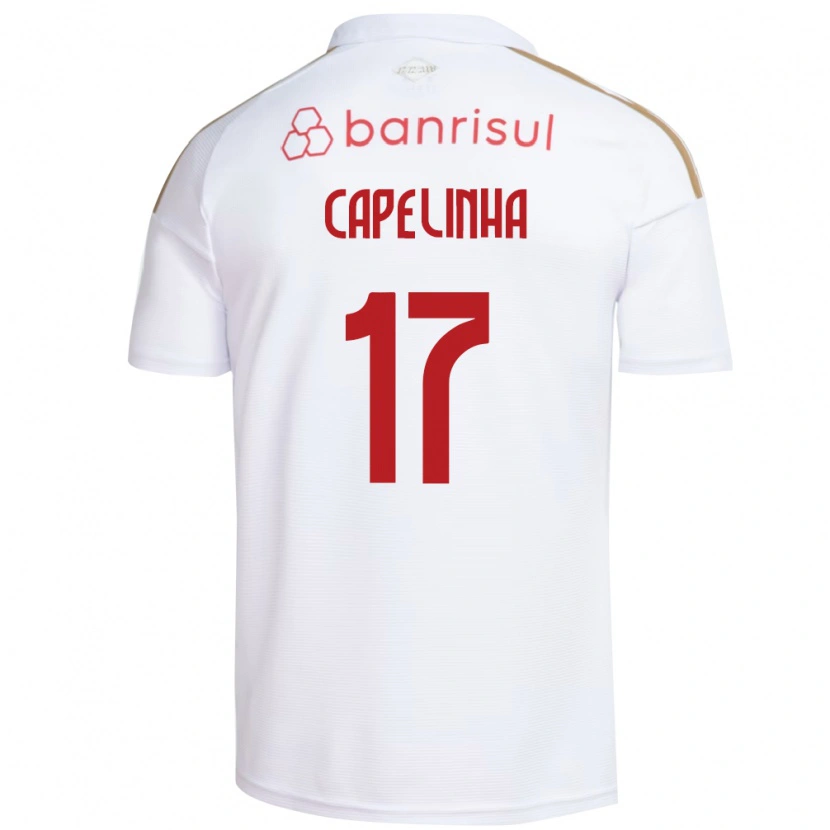 Danxen Herren Capelinha #17 Weiß Rot Auswärtstrikot Trikot 2026/27 T-Shirt
