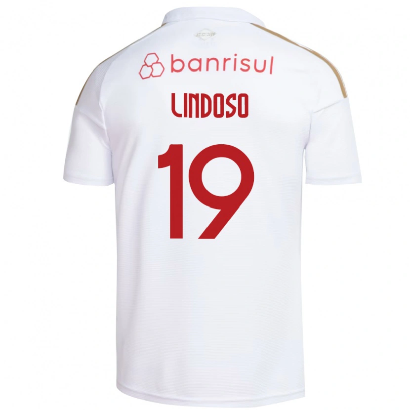 Danxen Herren Rodrigo Lindoso #19 Weiß Rot Auswärtstrikot Trikot 2026/27 T-Shirt