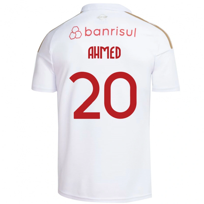 Danxen Herren Diego Ahmed #20 Weiß Rot Auswärtstrikot Trikot 2026/27 T-Shirt