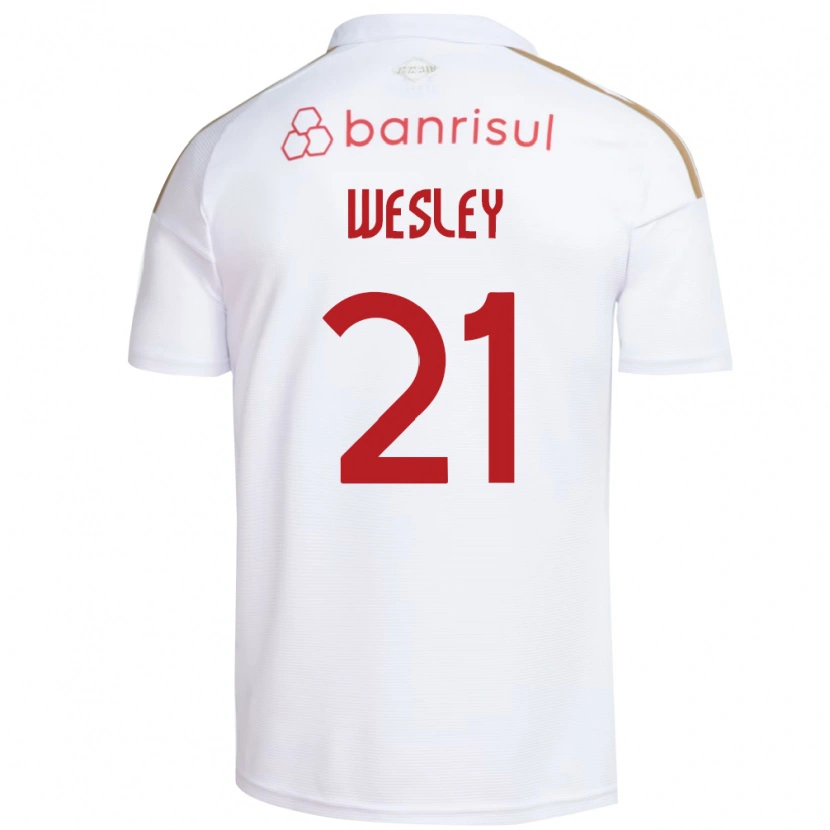 Danxen Herren Wesley #21 Weiß Rot Auswärtstrikot Trikot 2026/27 T-Shirt