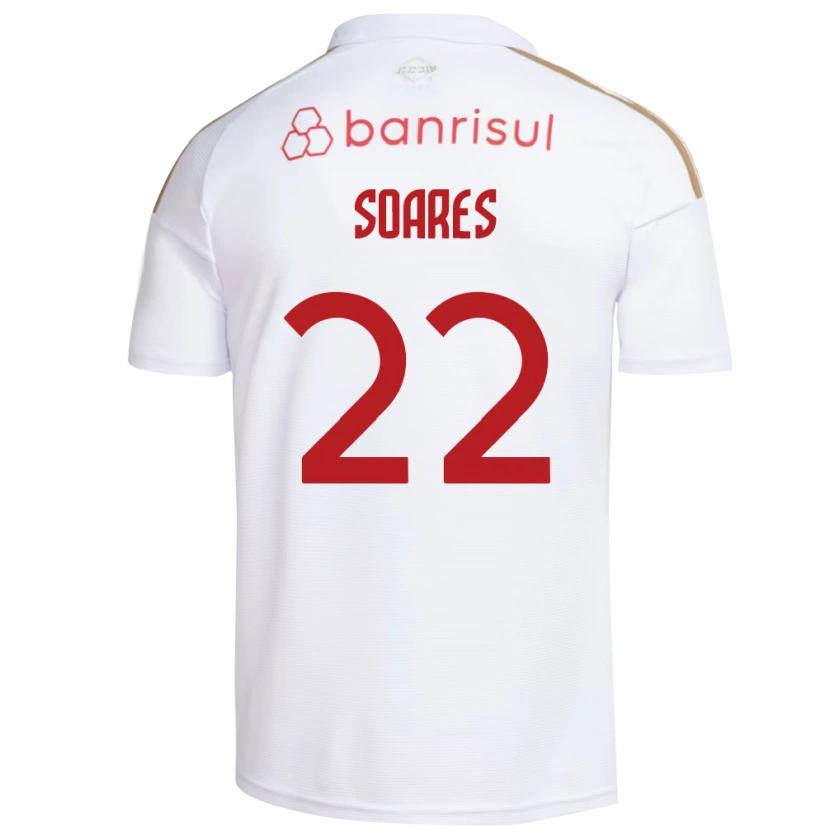 Danxen Herren Guilherme Soares #22 Weiß Rot Auswärtstrikot Trikot 2026/27 T-Shirt