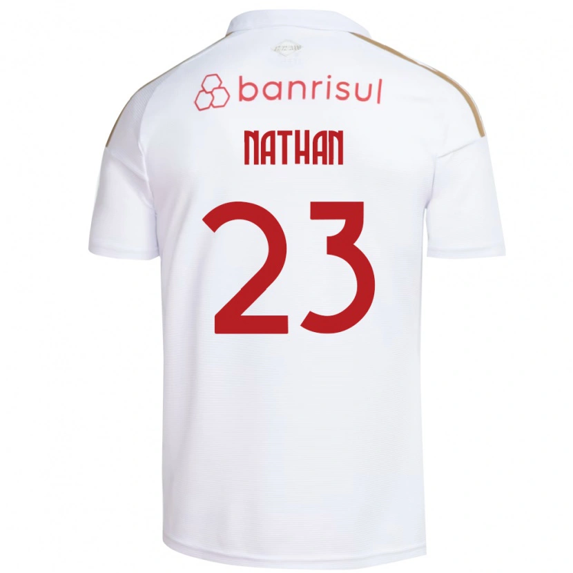 Danxen Herren Nathan #23 Weiß Rot Auswärtstrikot Trikot 2026/27 T-Shirt