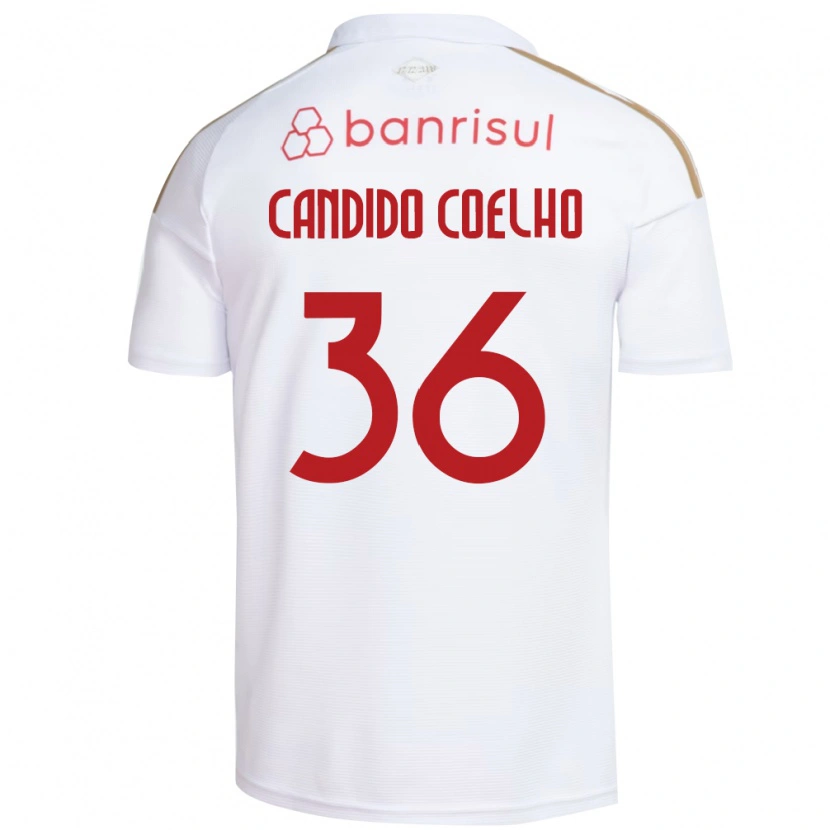 Danxen Herren Richard Candido Coelho #36 Weiß Rot Auswärtstrikot Trikot 2026/27 T-Shirt