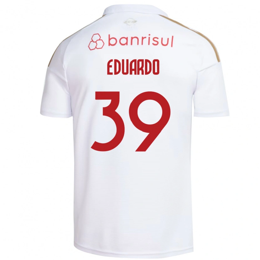 Danxen Herren Carlos Eduardo #39 Weiß Rot Auswärtstrikot Trikot 2026/27 T-Shirt