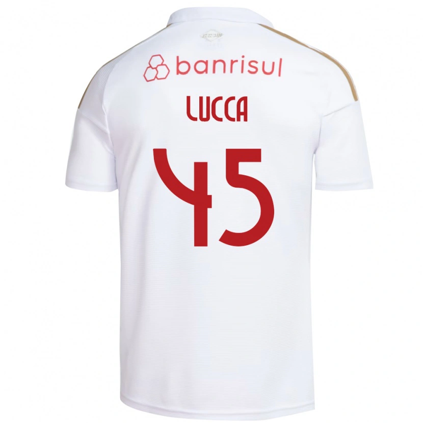 Danxen Herren Lucca #45 Weiß Rot Auswärtstrikot Trikot 2026/27 T-Shirt