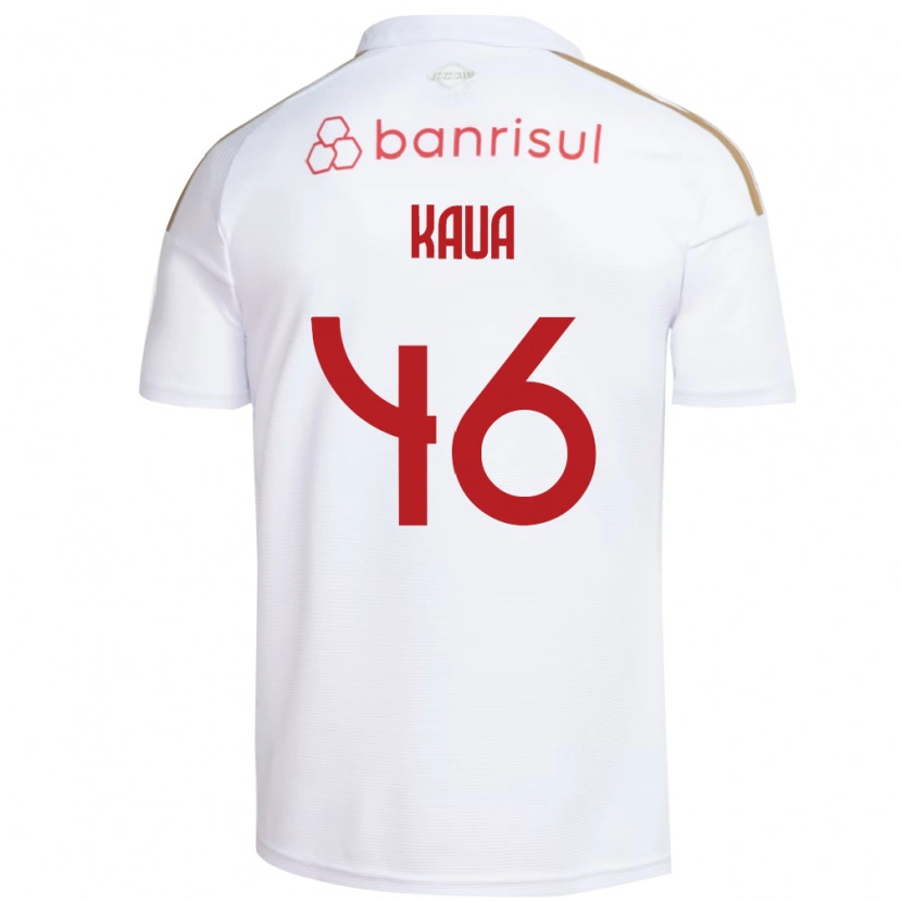 Danxen Herren Pedro Kauã #46 Weiß Rot Auswärtstrikot Trikot 2026/27 T-Shirt