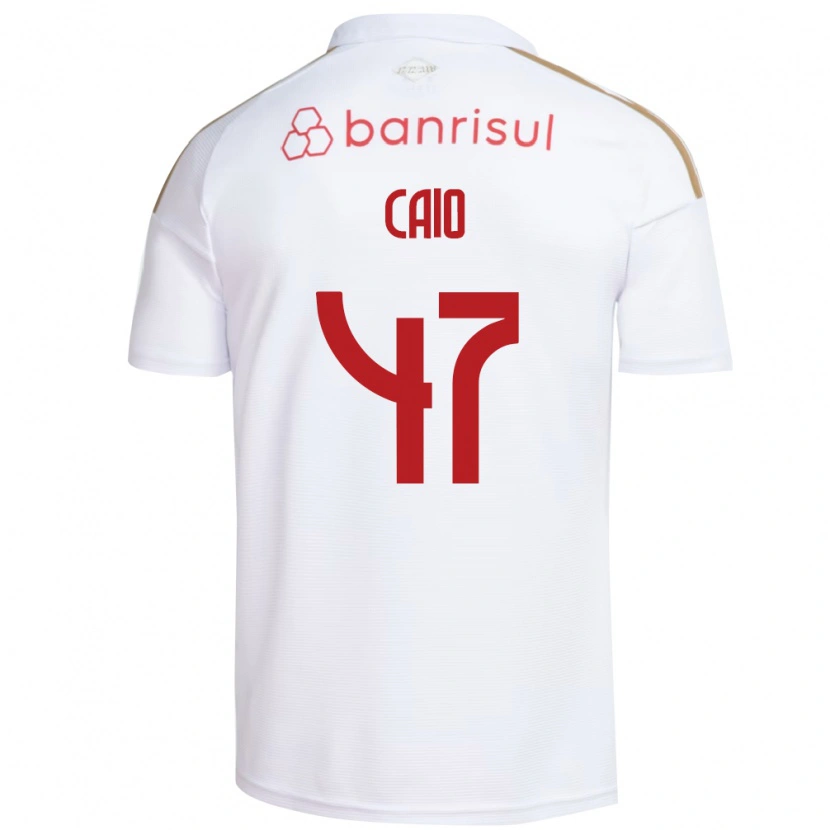 Danxen Herren Caio Vidal #47 Weiß Rot Auswärtstrikot Trikot 2026/27 T-Shirt