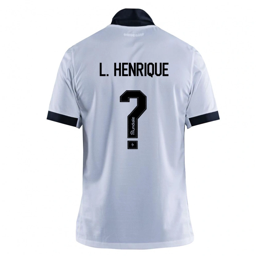 Danxen Herren Luiz Peu #0 Schwarz Weiß Auswärtstrikot Trikot 2026/27 T-Shirt