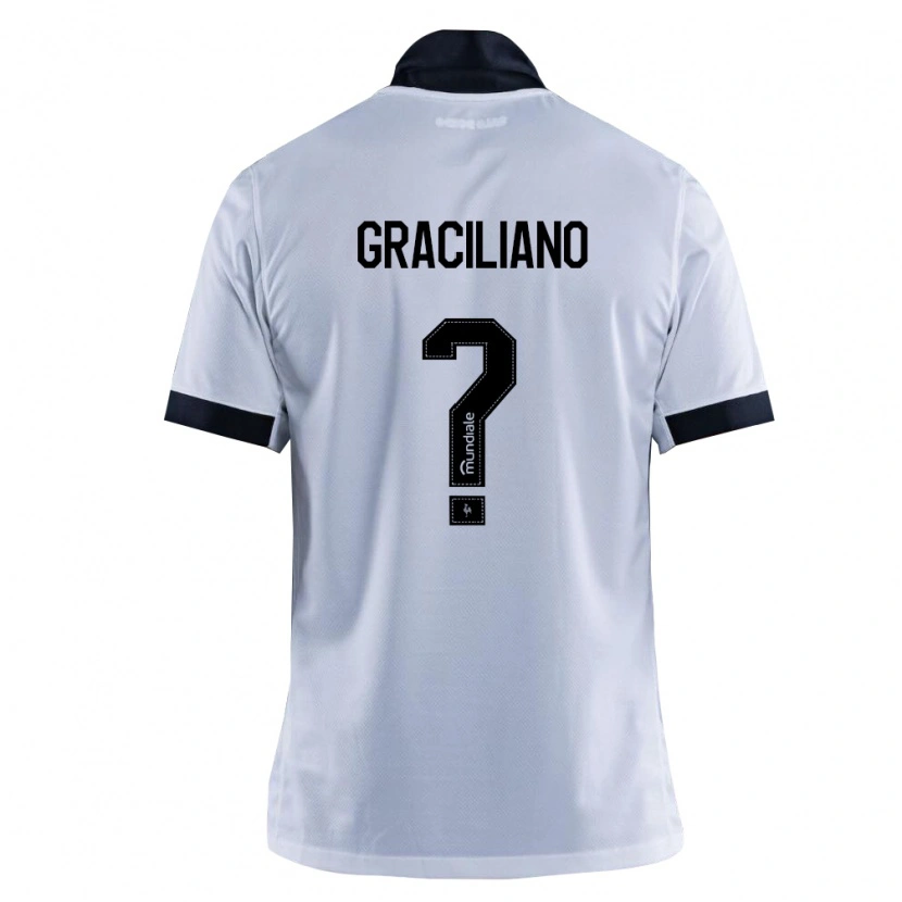 Danxen Herren Arthur Graciliano #0 Schwarz Weiß Auswärtstrikot Trikot 2026/27 T-Shirt