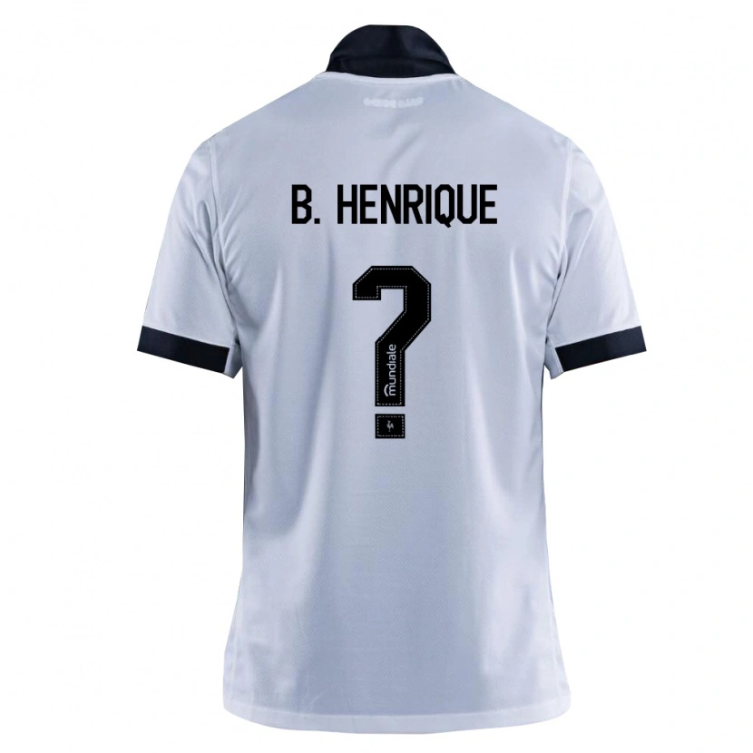 Danxen Herren Bruno Henrique #0 Schwarz Weiß Auswärtstrikot Trikot 2026/27 T-Shirt