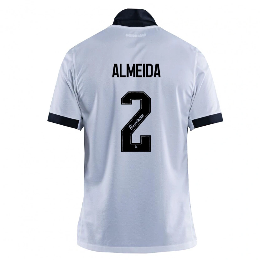 Danxen Herren Samuel Almeida #2 Schwarz Weiß Auswärtstrikot Trikot 2026/27 T-Shirt