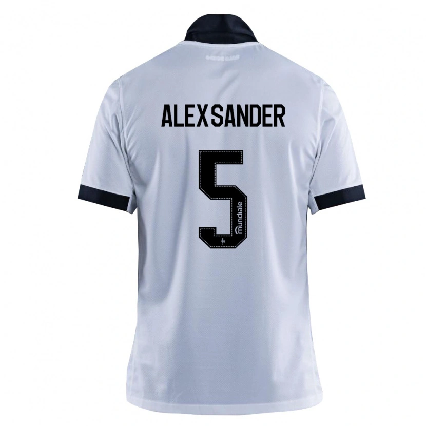 Danxen Herren Alexsander Cristhian Gomes Da Costa #5 Schwarz Weiß Auswärtstrikot Trikot 2026/27 T-Shirt