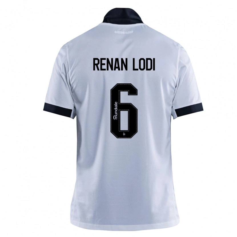 Danxen Herren Renan Lodi #6 Schwarz Weiß Auswärtstrikot Trikot 2026/27 T-Shirt