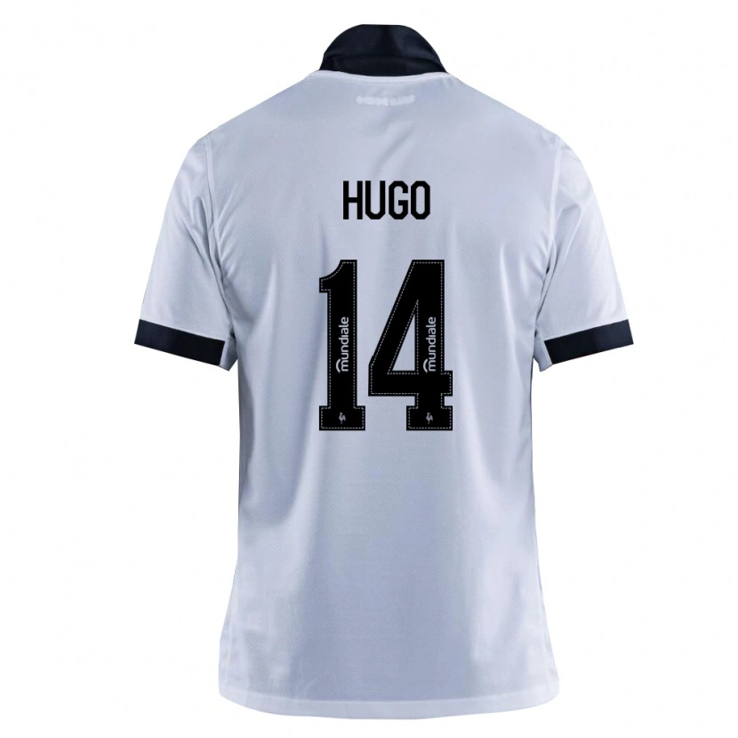 Danxen Herren Vitor Hugo #14 Schwarz Weiß Auswärtstrikot Trikot 2026/27 T-Shirt