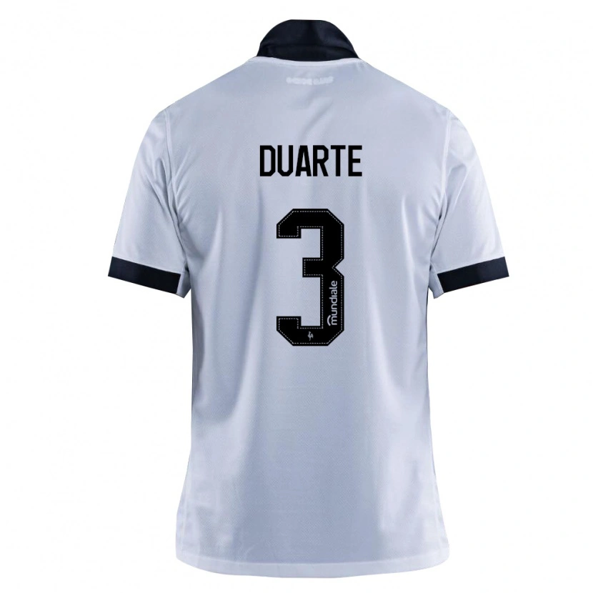 Danxen Herren Léo Duarte #3 Schwarz Weiß Auswärtstrikot Trikot 2026/27 T-Shirt