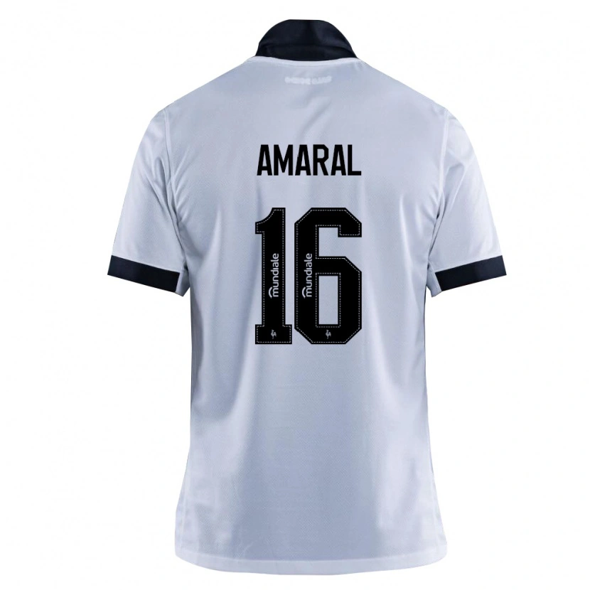 Danxen Herren Enzo Amaral #16 Schwarz Weiß Auswärtstrikot Trikot 2026/27 T-Shirt