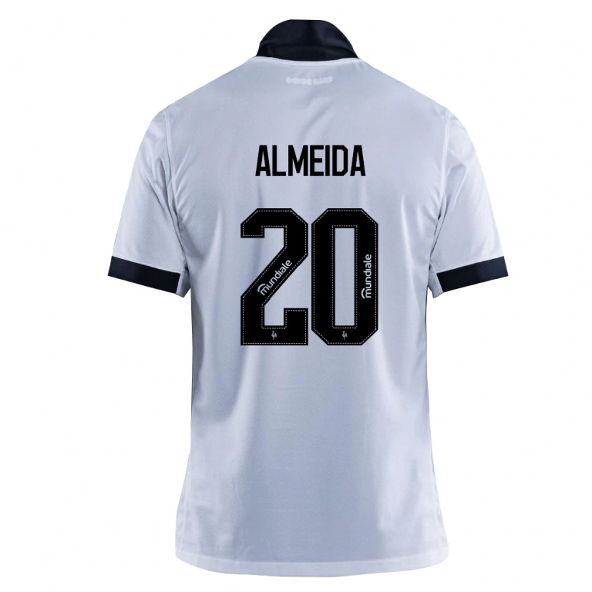 Danxen Herren Vinicius Almeida #20 Schwarz Weiß Auswärtstrikot Trikot 2026/27 T-Shirt