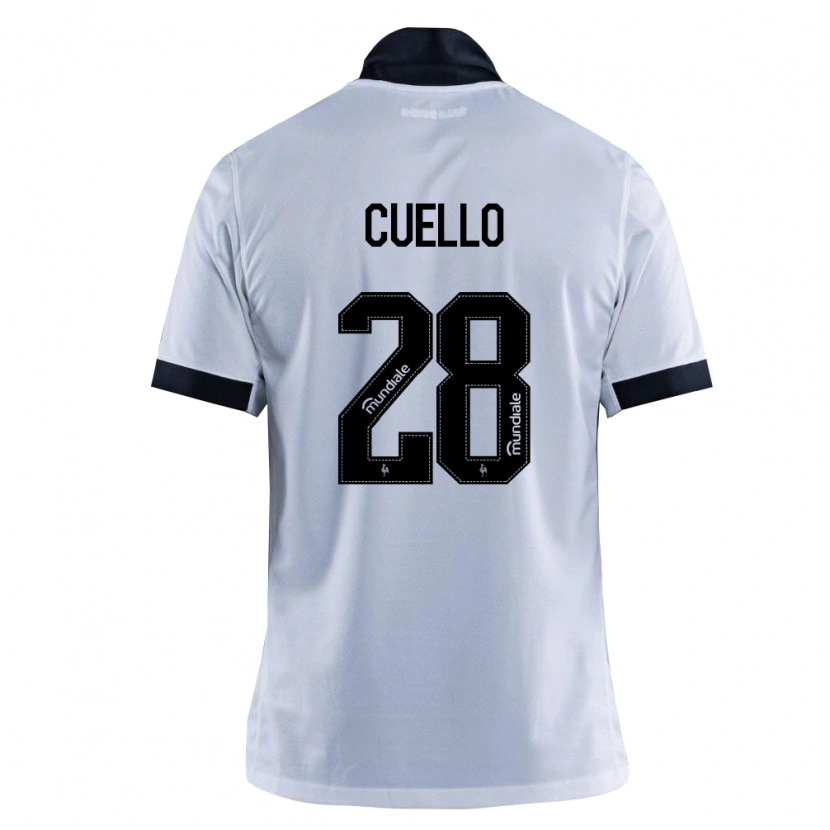Danxen Herren Tomás Cuello #28 Schwarz Weiß Auswärtstrikot Trikot 2026/27 T-Shirt