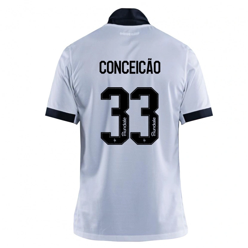 Danxen Herren Robert Conceição #33 Schwarz Weiß Auswärtstrikot Trikot 2026/27 T-Shirt