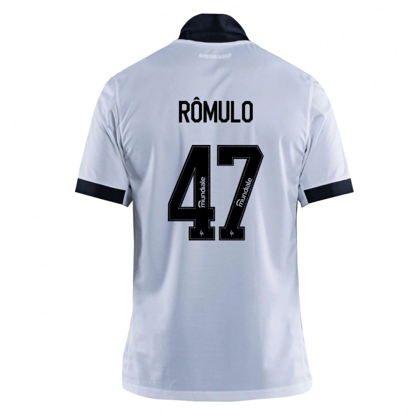 Danxen Herren Rômulo Helberte Pereira Júnior #47 Schwarz Weiß Auswärtstrikot Trikot 2026/27 T-Shirt