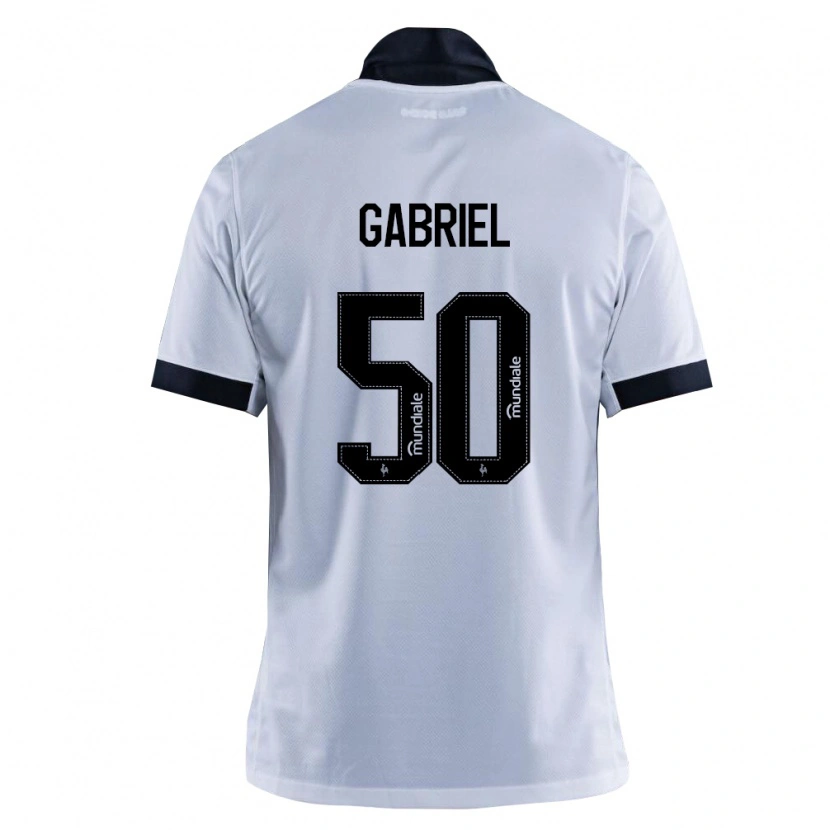 Danxen Herren Vitor Gabriel #50 Schwarz Weiß Auswärtstrikot Trikot 2026/27 T-Shirt