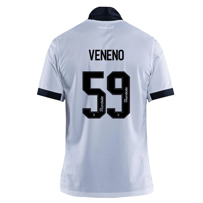 Danxen Herren Gabriel Veneno #59 Schwarz Weiß Auswärtstrikot Trikot 2026/27 T-Shirt