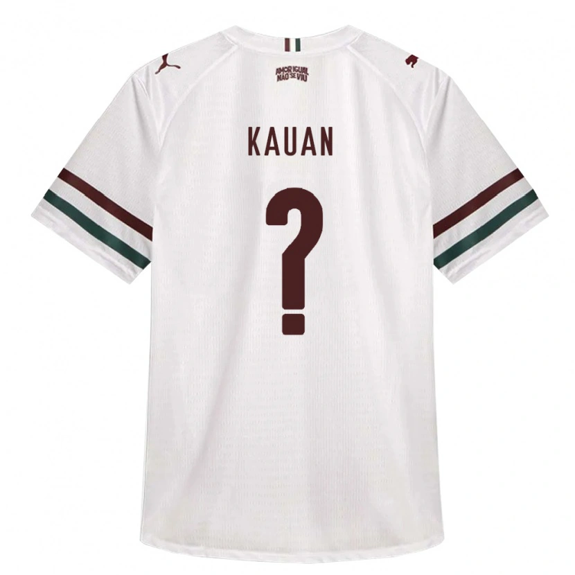 Danxen Herren Victor Kauan Ferreira Lauriano Sousa #0 Weiß Grün Burgund Auswärtstrikot Trikot 2026/27 T-Shirt
