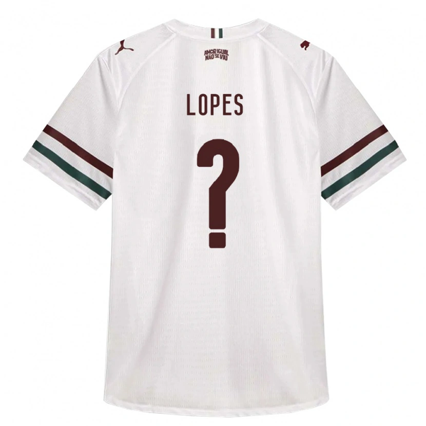 Danxen Herren Italo Lopes #0 Weiß Grün Burgund Auswärtstrikot Trikot 2026/27 T-Shirt