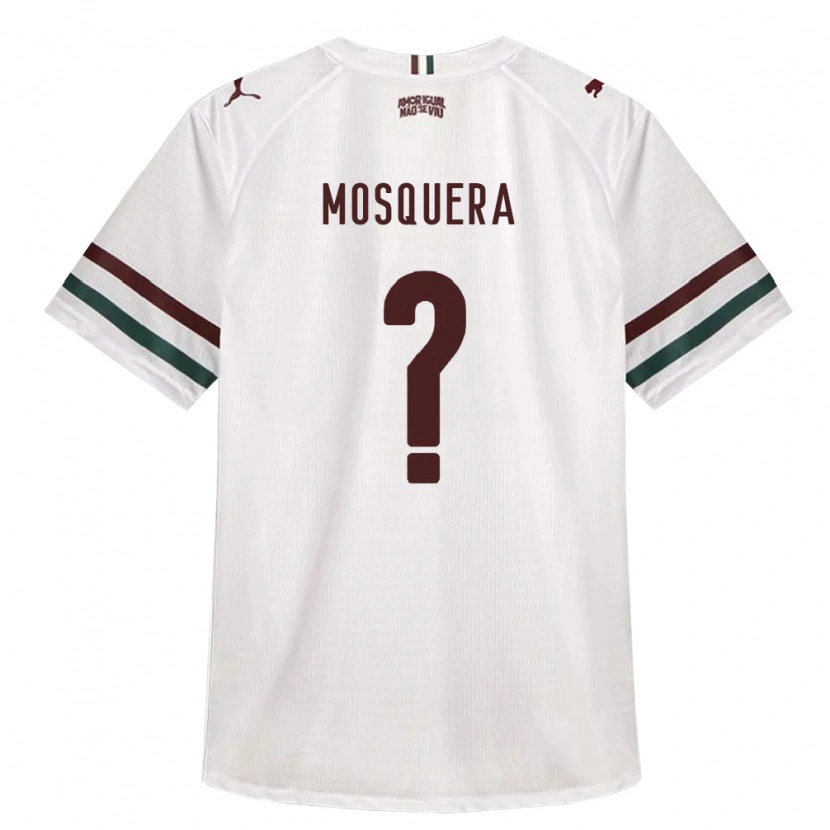 Danxen Herren Yuleiver Mosquera #0 Weiß Grün Burgund Auswärtstrikot Trikot 2026/27 T-Shirt