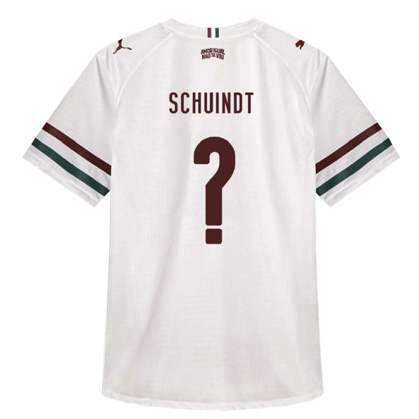 Danxen Herren Davi Schuindt #0 Weiß Grün Burgund Auswärtstrikot Trikot 2026/27 T-Shirt