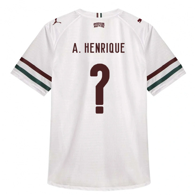 Danxen Herren Arthur Henrique #0 Weiß Grün Burgund Auswärtstrikot Trikot 2026/27 T-Shirt