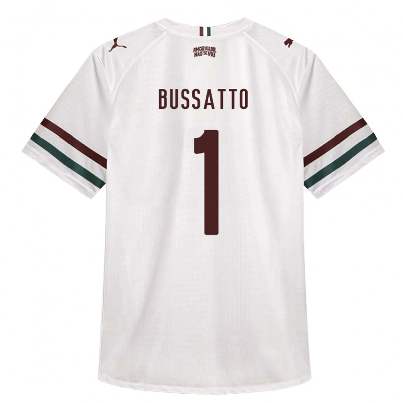 Danxen Herren Letícia Bussatto #1 Weiß Grün Burgund Auswärtstrikot Trikot 2026/27 T-Shirt