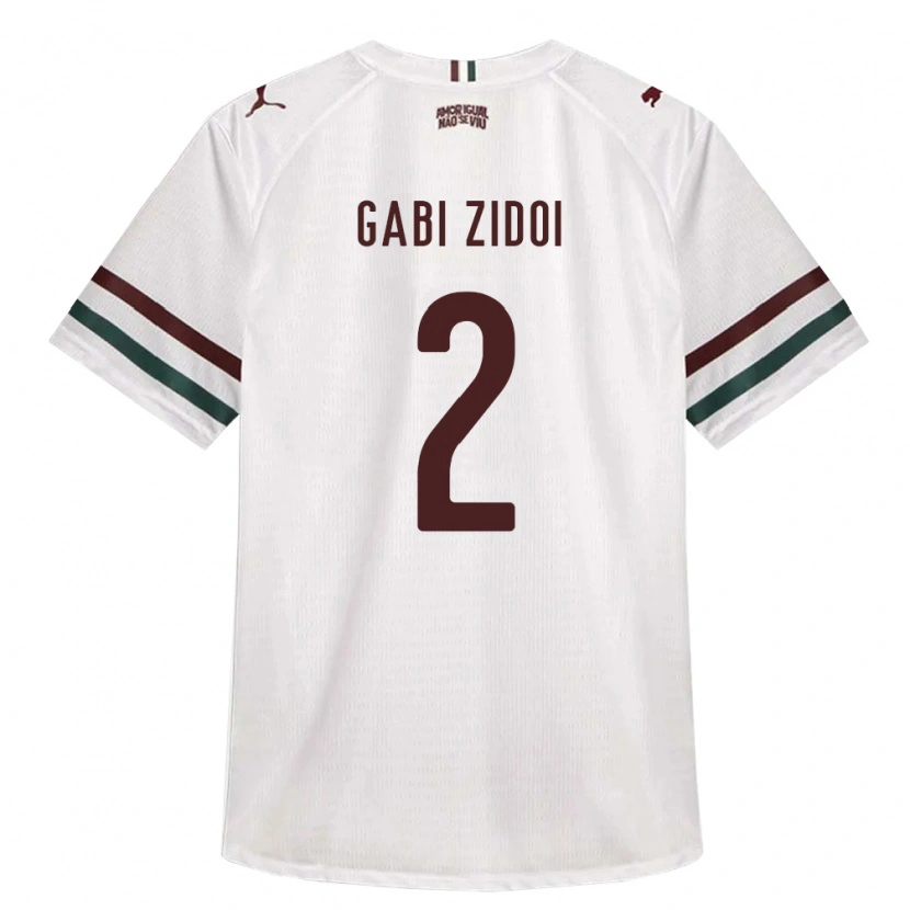 Danxen Herren Gabi Zidoi #2 Weiß Grün Burgund Auswärtstrikot Trikot 2026/27 T-Shirt