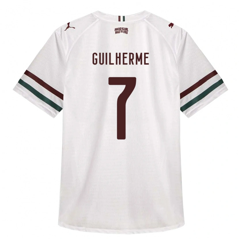 Danxen Herren Luiz Guilherme #7 Weiß Grün Burgund Auswärtstrikot Trikot 2026/27 T-Shirt