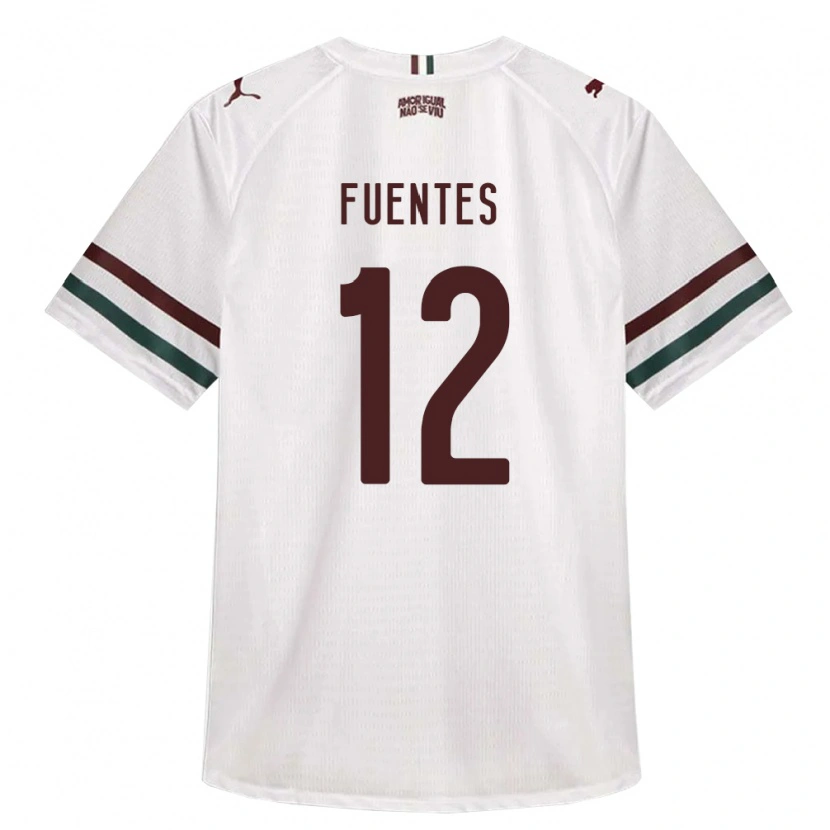 Danxen Herren Gabriel Fuentes #12 Weiß Grün Burgund Auswärtstrikot Trikot 2026/27 T-Shirt