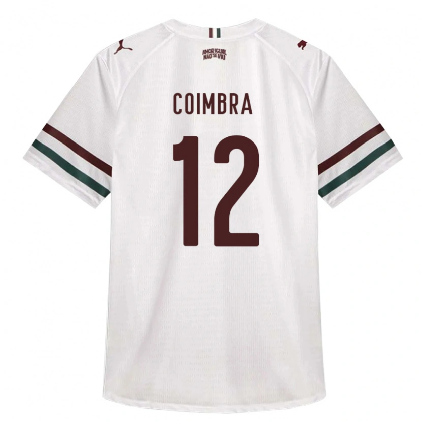 Danxen Herren Amanda Coimbra #12 Weiß Grün Burgund Auswärtstrikot Trikot 2026/27 T-Shirt