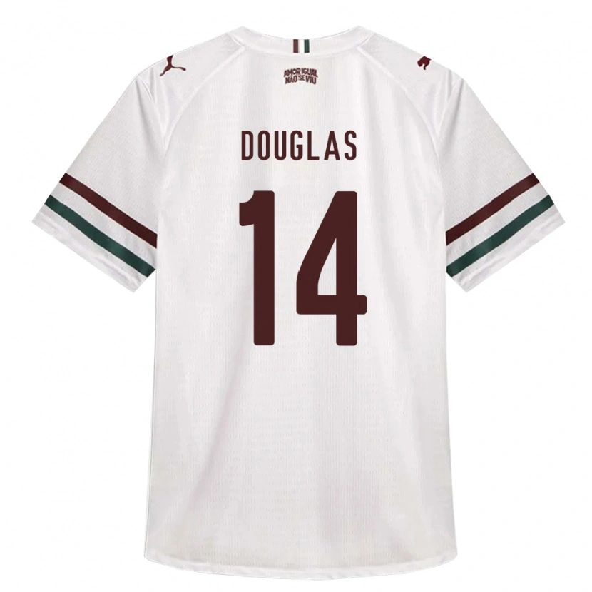 Danxen Herren Caio Douglas #14 Weiß Grün Burgund Auswärtstrikot Trikot 2026/27 T-Shirt