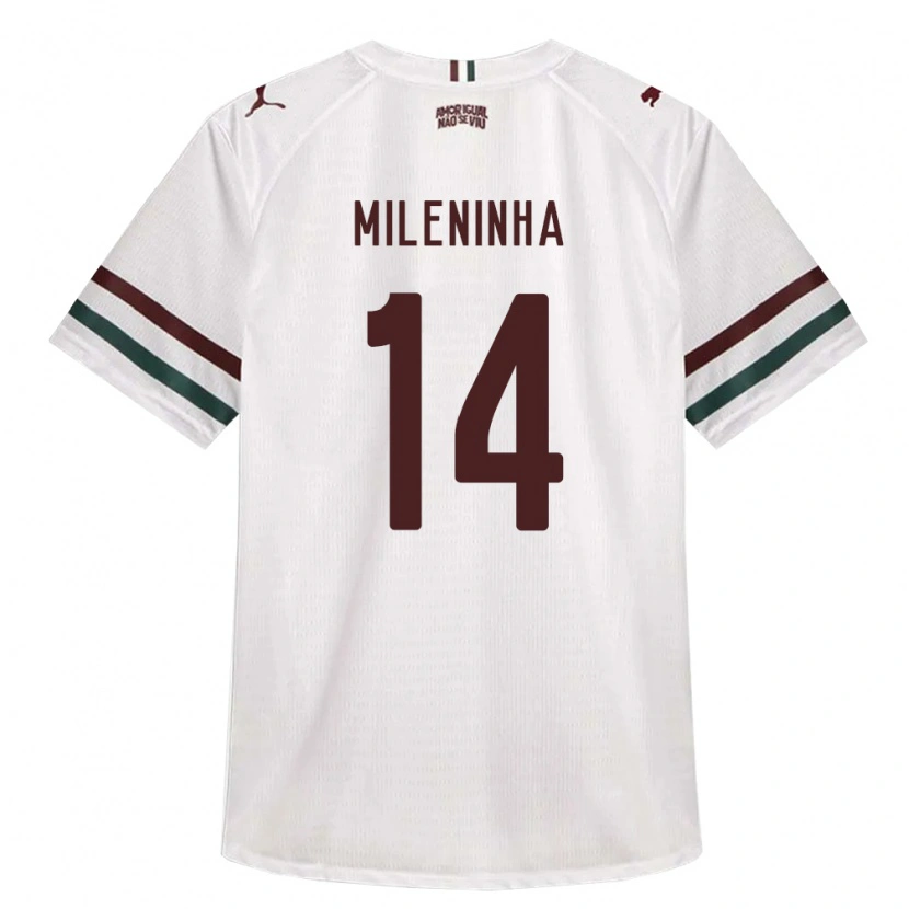 Danxen Herren Mileninha #14 Weiß Grün Burgund Auswärtstrikot Trikot 2026/27 T-Shirt