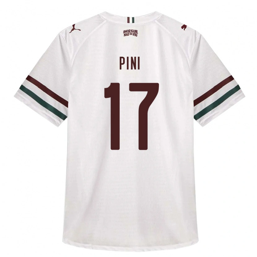Danxen Herren Camila Pini #17 Weiß Grün Burgund Auswärtstrikot Trikot 2026/27 T-Shirt