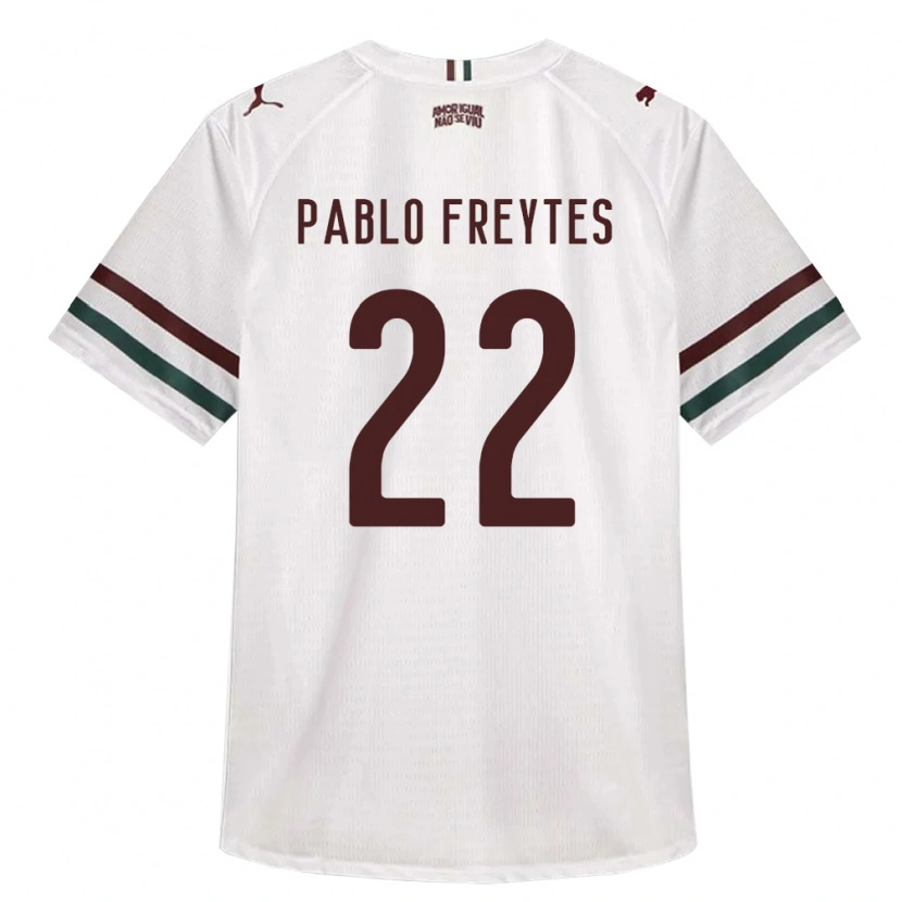 Danxen Herren Juan Pablo Freytes #22 Weiß Grün Burgund Auswärtstrikot Trikot 2026/27 T-Shirt