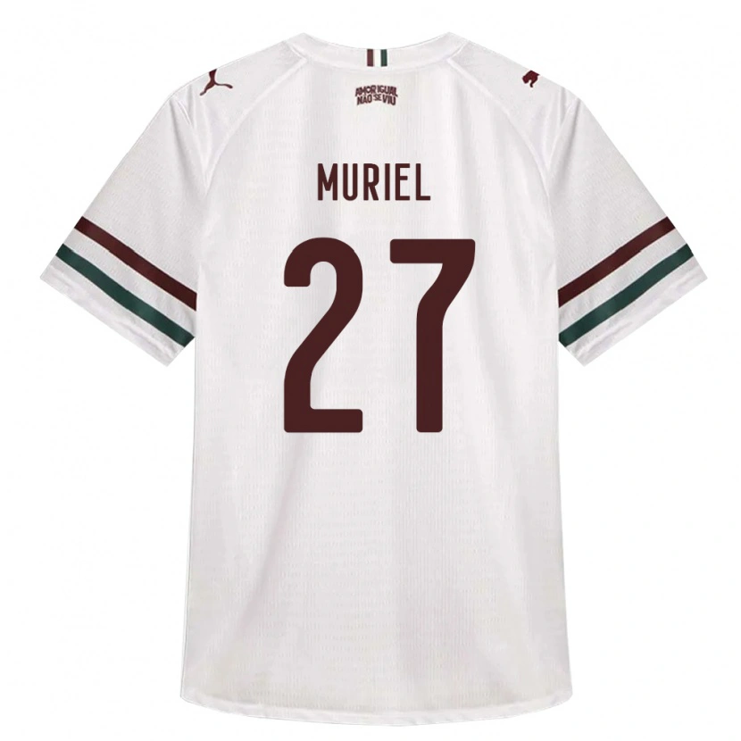 Danxen Herren Muriel #27 Weiß Grün Burgund Auswärtstrikot Trikot 2026/27 T-Shirt
