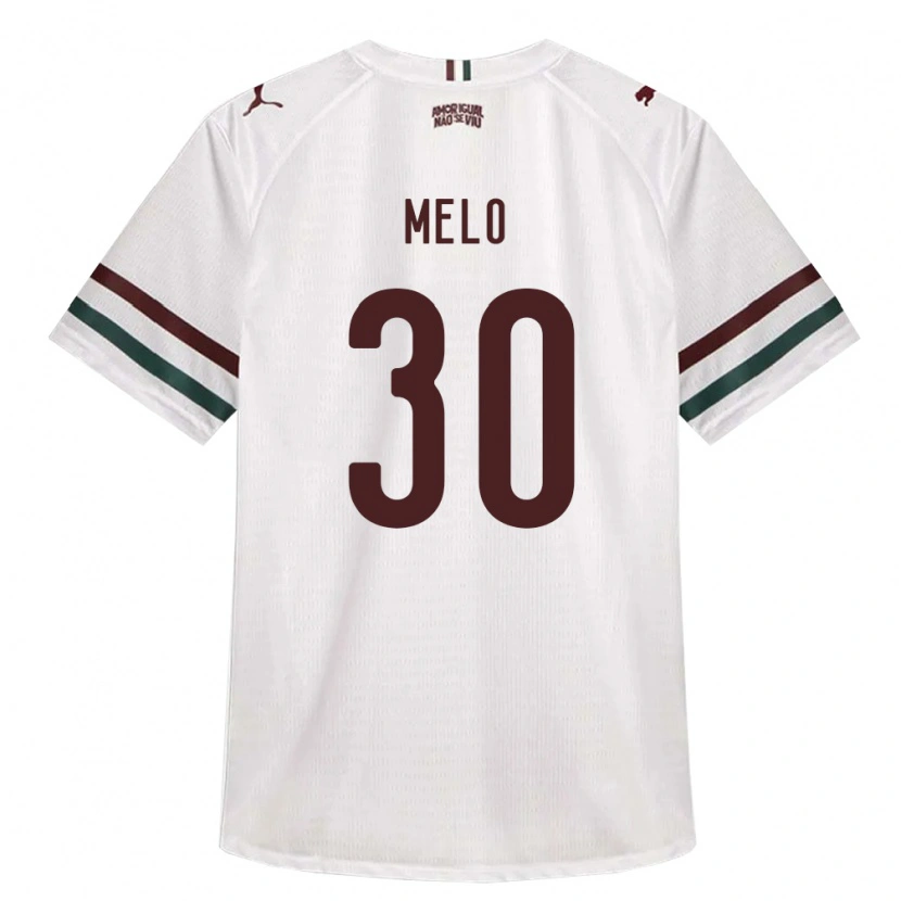 Danxen Herren Felipe Melo #30 Weiß Grün Burgund Auswärtstrikot Trikot 2026/27 T-Shirt