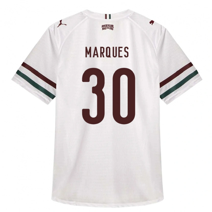 Danxen Herren Vero Marques #30 Weiß Grün Burgund Auswärtstrikot Trikot 2026/27 T-Shirt