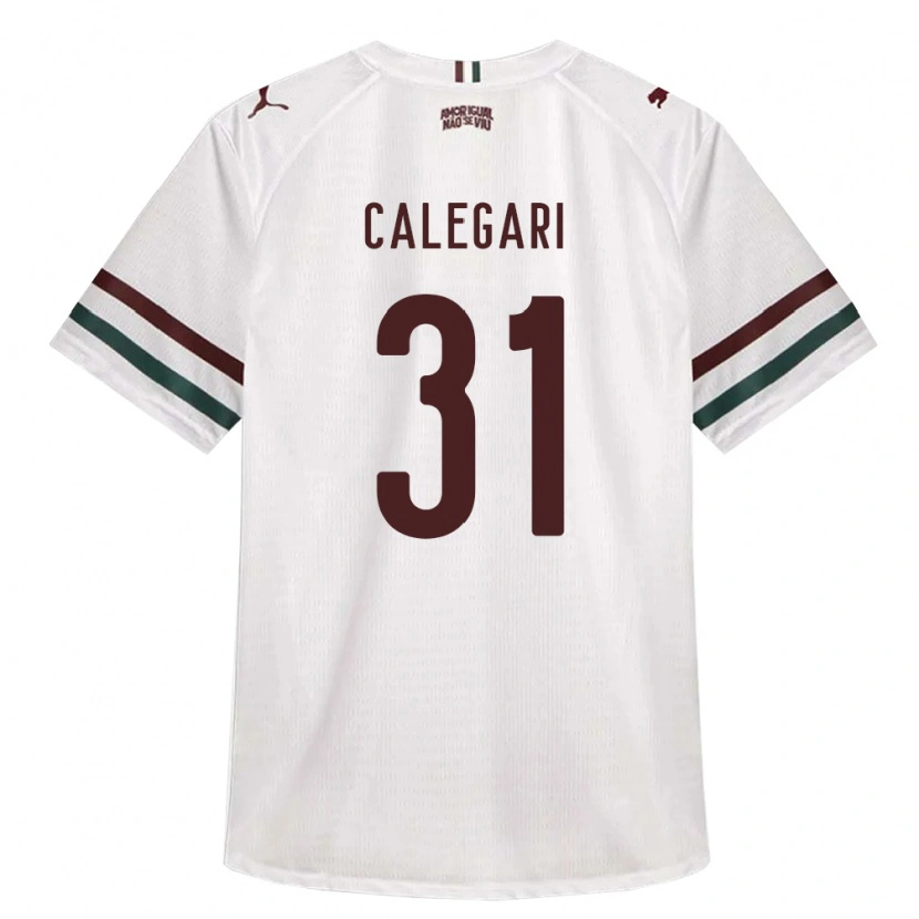 Danxen Herren Calegari #31 Weiß Grün Burgund Auswärtstrikot Trikot 2026/27 T-Shirt