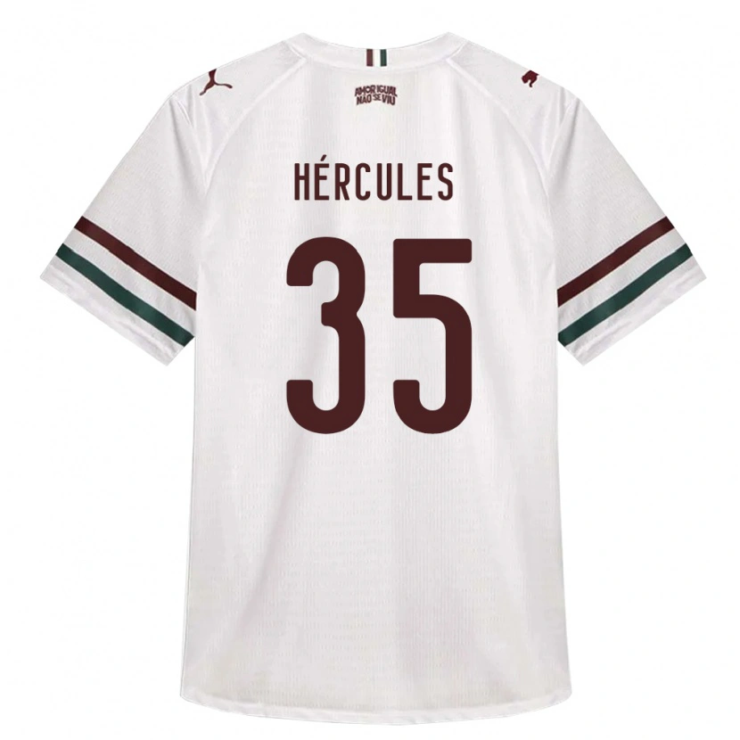 Danxen Herren Hércules Pereira Do Nascimento #35 Weiß Grün Burgund Auswärtstrikot Trikot 2026/27 T-Shirt