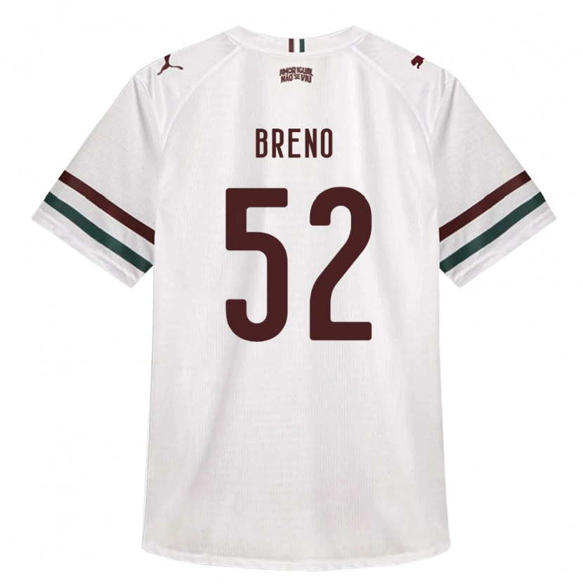 Danxen Herren Breno De Souza Britez Da Rocha Cunha #52 Weiß Grün Burgund Auswärtstrikot Trikot 2026/27 T-Shirt