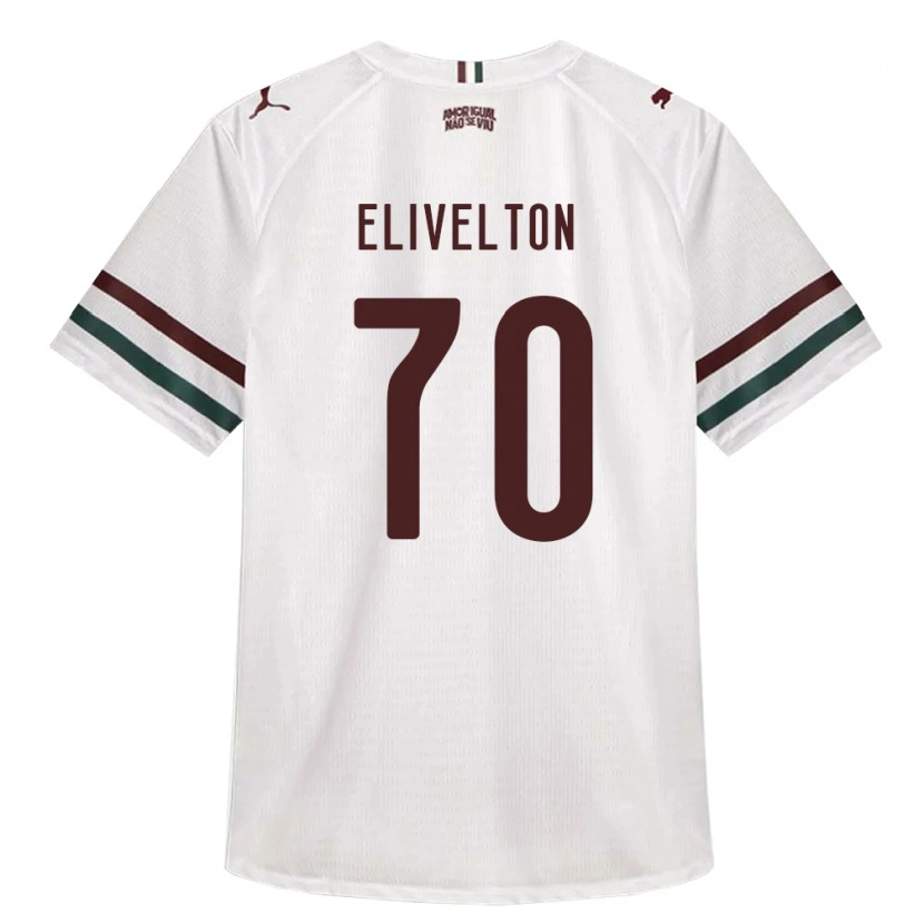 Danxen Herren Elivelton Guedes Alves Da Silva #70 Weiß Grün Burgund Auswärtstrikot Trikot 2026/27 T-Shirt